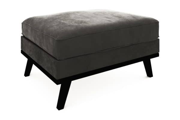 Copenhagen Puf, Grå Velour
