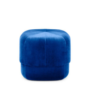 Circus puf, lille, Electric Blue - 40x46x46 cm