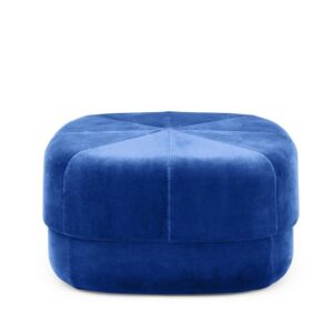 Circus puf, stor, Electric Blue - 35x65x65 cm