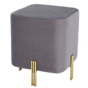 Eichholtz Burnett puf - Savora grey velvet