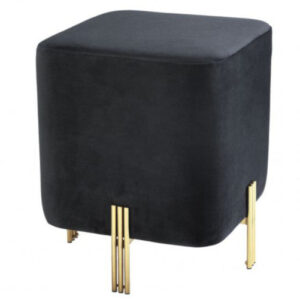 Eichholtz Burnett puf - Savora roche black velvet