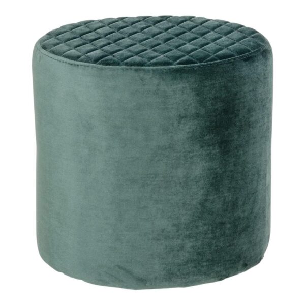 Ejby Puf - Mørkegrøn Velour