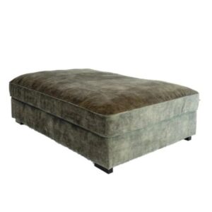 Chelsey small puf | Andora grøn velour