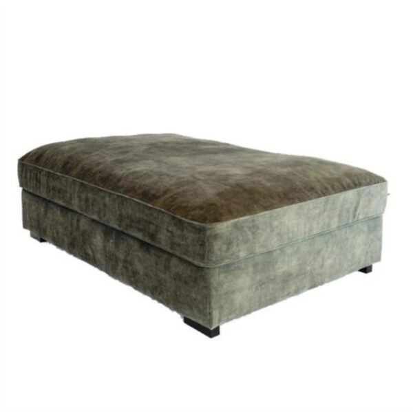 Chelsey small puf | Andora grøn velour