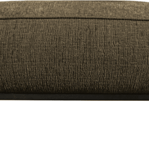 Puf WOOOD Statement, grøn Ferra-velour siddepuf/fodskammel, 100% polyester, H40 x B80 x D55 cm