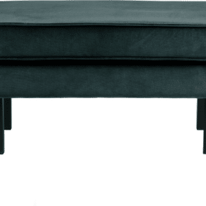 Skammel/puf WOOOD Rodeo Jarra velour teal, metalben